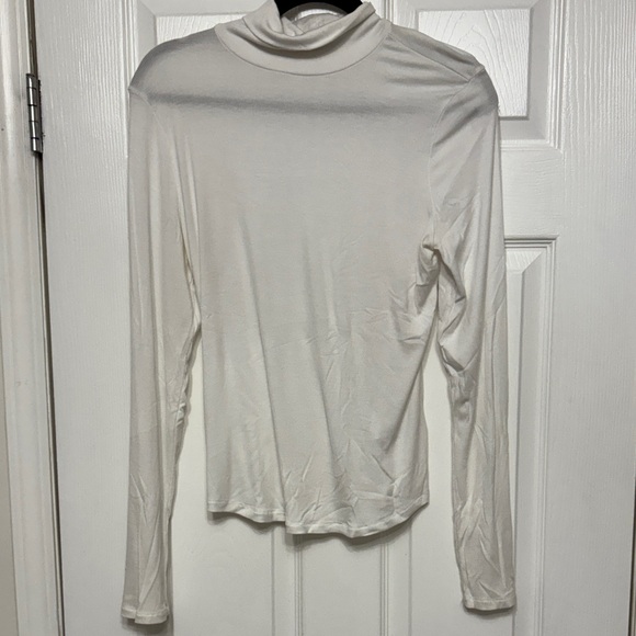 Sunday Best Tops - Sunday Best Cream Long Sleeve Turtleneck